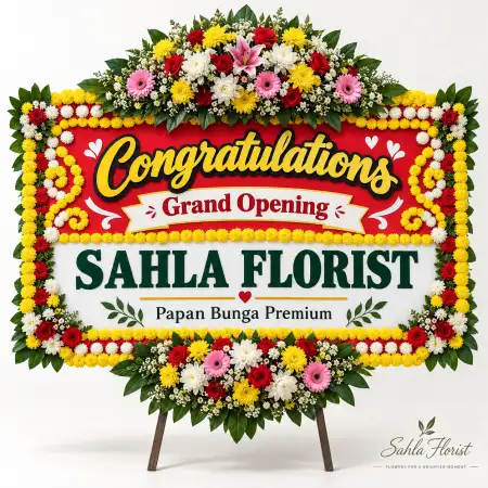Papan Bunga Ucapan Selamat Baywalk Mall